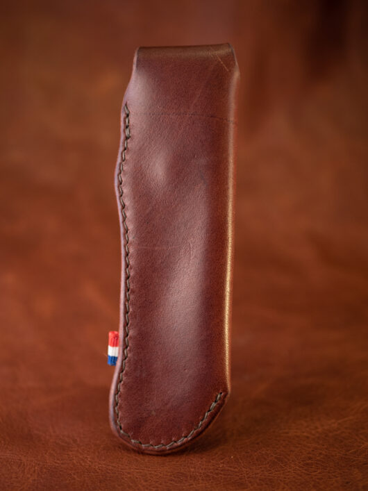 Le Roger [étui pour couteau Laguiole 12cm] Marron clair – Image 3
