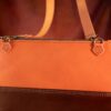 La Henriette [sac à main] Bi-couleurs Marron Foncé-Cognac – Image 3
