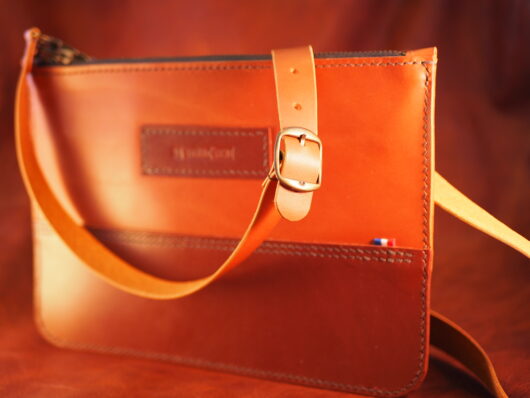 La Henriette [sac à main] Bi-couleurs Marron Clair Cognac